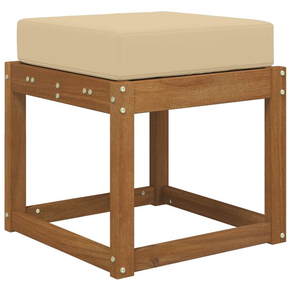 vidaXL Vank&uacute;&scaron; na vonkaj&scaron;ie sedenie B&eacute;žov&aacute; 40 x 40 x 8 cm