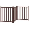 vidaXL Br&aacute;na pre psa skladacia 3 panely 150 cm mas&iacute;vne jedľov&eacute; drevo