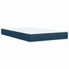 vidaXL Boxspring posteľ s matracom, tmavomodr&aacute; 120x190 cm, zamat
