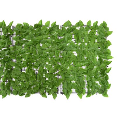 vidaXL Balkónová markíza so zelenými listami 600x75 cm