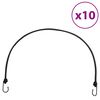 vidaXL Bungee &scaron;n&uacute;ry s reflexn&yacute;mi p&aacute;sikmi a h&aacute;čikmi 10 ks 100 cm