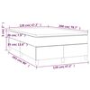 vidaXL Boxspring posteľ s matracom zelen&aacute; 120x200 cm l&aacute;tka