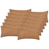 vidaXL Poťah na podložku 12 ks HOUTEN B&eacute;žov&aacute; 40 x 80 cm Boucl&eacute;