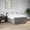 vidaXL Boxspring posteľ s matracom sivohned&yacute; 140x190 cm l&aacute;tka