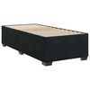 vidaXL Posteľn&yacute; r&aacute;m boxspring s matracom čierny 90x190 cm zamat