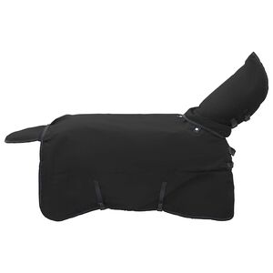 vidaXL Pl&aacute;&scaron;ť pre kone &Uacute;plne čierna 75 cm Polyester