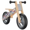 vidaXL Balančn&yacute; bicykel pre deti siv&yacute; potlač