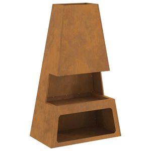 vidaXL Ohnisko Hned&aacute; 60 x 35 x 100 cm Oceľ