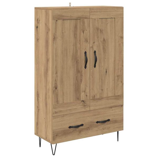 vidaXL Highboard Remeseln&yacute; dub 69,5 x 31 x 115 cm Kompozitn&eacute; drevo