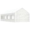 vidaXL Alt&aacute;nok so strechou, biely 8,92x4,08x3,22 m, polyetyl&eacute;n