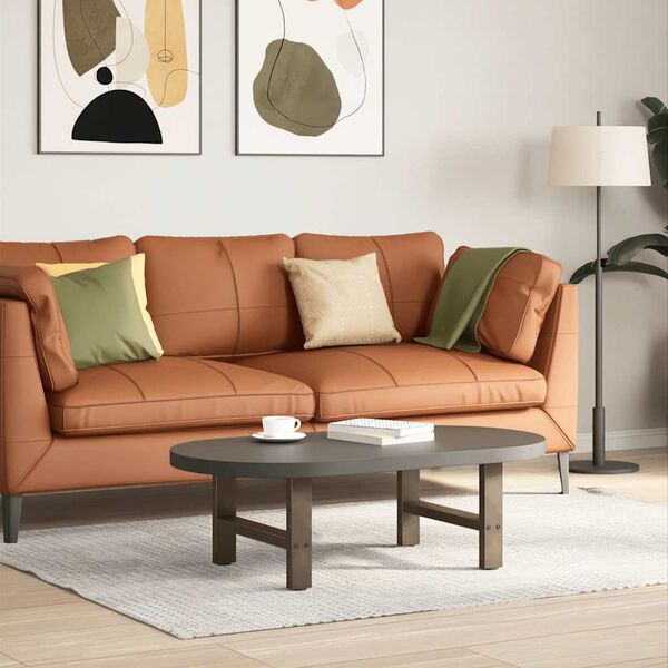 vidaXL Nohy konferenčn&eacute;ho stol&iacute;ka, pr&iacute;rodn&aacute; oceľ, 2 ks, 50 x (30-31) cm, oceľ