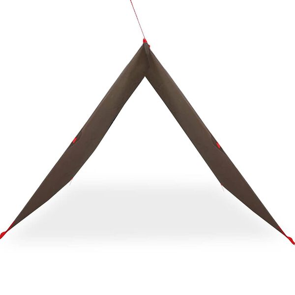 vidaXL Kempingová plachta hnedá 406x306 cm vodotesná