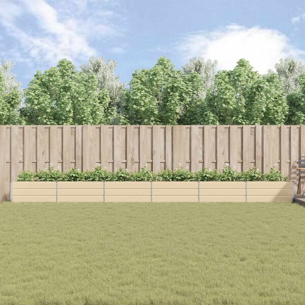 vidaXL Hrant&iacute;k Slonovinov&aacute; 195 x 100 x 45 cm Pozinkovan&aacute; oceľ