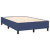 vidaXL Boxspring posteľ s matracom modr&aacute; 120x200 cm l&aacute;tka