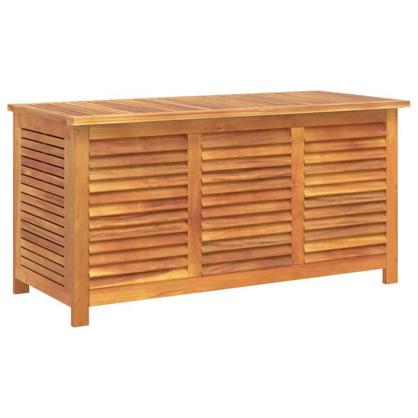 vidaXL Záhradný úložný box s mriežkami 113x50x56 cm masívna akácia