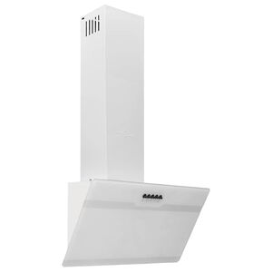 vidaXL N&aacute;stenn&yacute; digestor 60 cm oceľ a tvrden&eacute; sklo biely