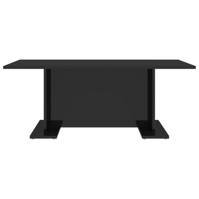 vidaXL Konferenčný stolík lesklý čierny 103,5x60x40 cm drevotrieska