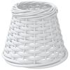 vidaXL Tienidlo na lampu biele &Oslash;15x12 cm pr&uacute;ten&eacute;