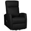 vidaXL Zdv&iacute;hacie kreslo čierne umel&aacute; koža