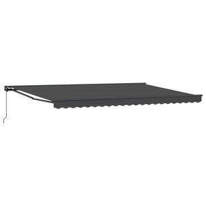 vidaXL R&aacute;m mark&iacute;zy Antracit 500 &times; 300 cm Polyester s PU povrchom