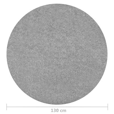 vidaXL Umelý trávnik s nopmi priemer 130 cm sivý okrúhly