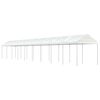 vidaXL Alt&aacute;nok so strechou, biely 20,07x2,28x2,69 m, polyetyl&eacute;n