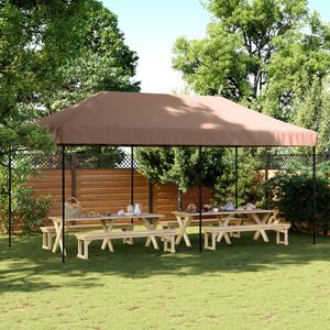 vidaXL Skladac&iacute; pop-up p&aacute;rty stan hned&yacute; 580x292x315 cm