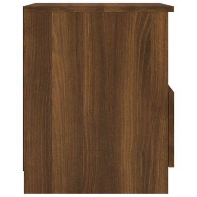 vidaXL Nočné stolíky 2 ks hnedý dub 40x40x50 cm kompozitné drevo