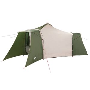vidaXL Tipi stan so strechou Zelen&aacute; 492 x 492 x 275 cm taft