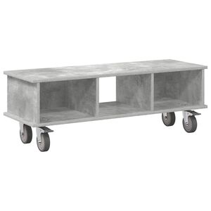 vidaXL TV stol&iacute;k 100 x 35 x 35 cm Bet&oacute;nov&aacute; &scaron;ed&aacute; Kompozitn&eacute; drevo