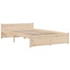 vidaXL Posteľn&yacute; r&aacute;m, dreven&yacute; mas&iacute;v 120x190 cm, mal&eacute; dvojl&ocirc;žko