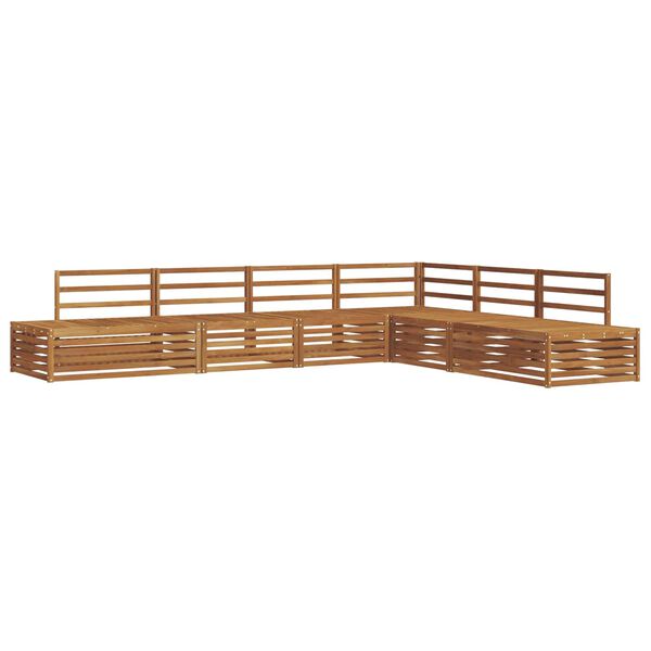 vidaXL Z&aacute;hradn&aacute; s&uacute;prava gaučov 6 Kus Pr&iacute;rodn&aacute; Pevn&eacute; ak&aacute;ciov&eacute; drevo