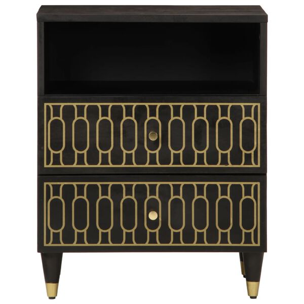 vidaXL Nočný stolík 50x33x60 cm, mangový masív