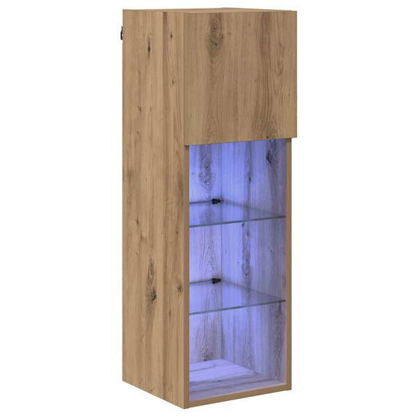 vidaXL N&aacute;stenn&yacute; TV kabinet N&aacute;stenn&yacute; Remeseln&yacute; dub 30,5 x 30 x 90 cm