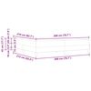 vidaXL Posteľ s pružinov&yacute;m r&aacute;mom Tmavozelen&aacute; 200 x 210 cm l&aacute;tka