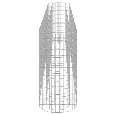 vidaXL Gabiónový vyvýšený záhon pozinkované železo 400x50x100 cm