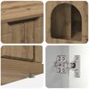 vidaXL Mačka Dom Remeseln&iacute;cky dub 85 x 55 x 50,5 cm Kompozitn&eacute; drevo
