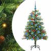 vidaXL Umel&yacute; vianočn&yacute; stromček Zelen&aacute; 150 cm PVC a kov