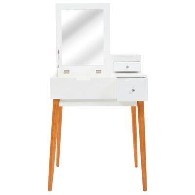 vidaXL Toaletný stolík so zrkadlom, MDF, 60x50x86 cm