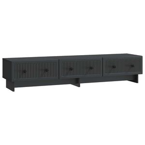 vidaXL TV skrinka Čierna 147 x 34,5 x 30 cm Kompozitn&eacute; drevo