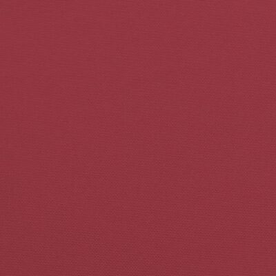 vidaXL Podložka na paletový nábytok 120x80x12cm, vínovo červená, látka