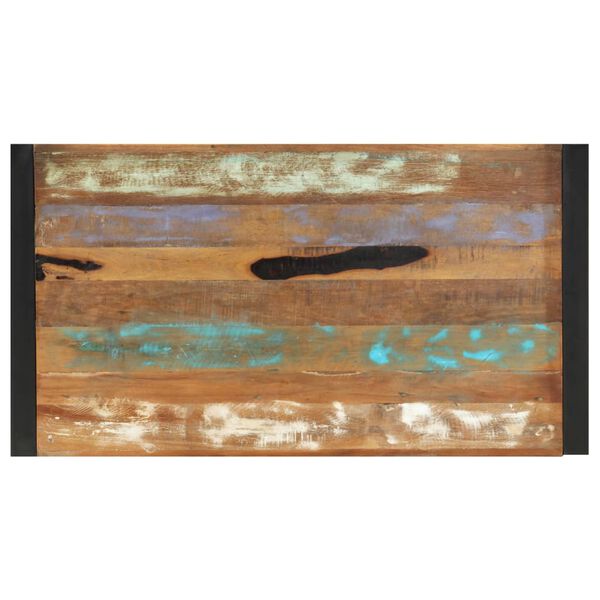 vidaXL Barový stolík 110x60x110 cm masívne recyklované drevo