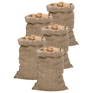 vidaXL Jutov&eacute; vrecia 5 ks 60x105 cm 100 % juta 340 gsm