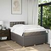 vidaXL Boxspring posteľ s matracom sivohnedá 120x190 cm látka