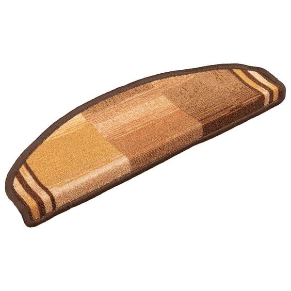 vidaXL Samolepiace n&aacute;&scaron;ľapy na schody 15 ks, hned&eacute; 65x21x4 cm