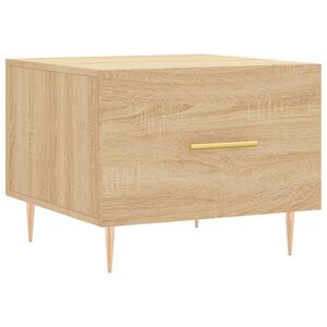 vidaXL Konferenčn&yacute; stol&iacute;k dub sonoma 50x50x40 cm spracovan&eacute; drevo