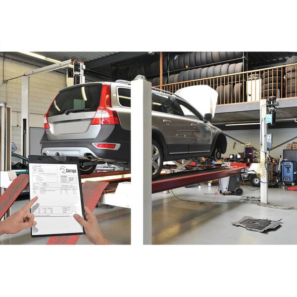 ProPlus Držiak na objedn&aacute;vky do autodielne, A4 10 ks čierny 580040