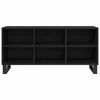 vidaXL TV skrinka 103,5 x 30 x 50 cm Čierny dub Kompozitn&eacute; drevo