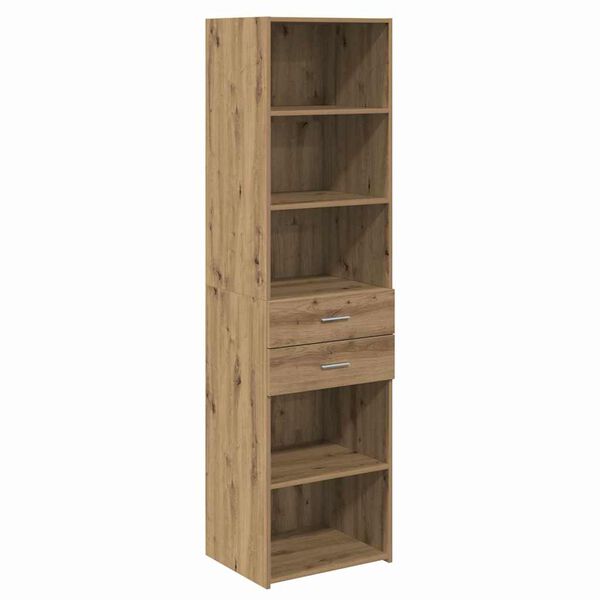 vidaXL Highboard Remeseln&yacute; dub 50 x 42,5 x 185 cm Kompozitn&eacute; drevo