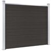 vidaXL Plotov&yacute; panel WPC 180x146 cm čierny